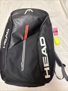 HEAD Tour Team Backpack Tennis Racquet Bag Black/Orange